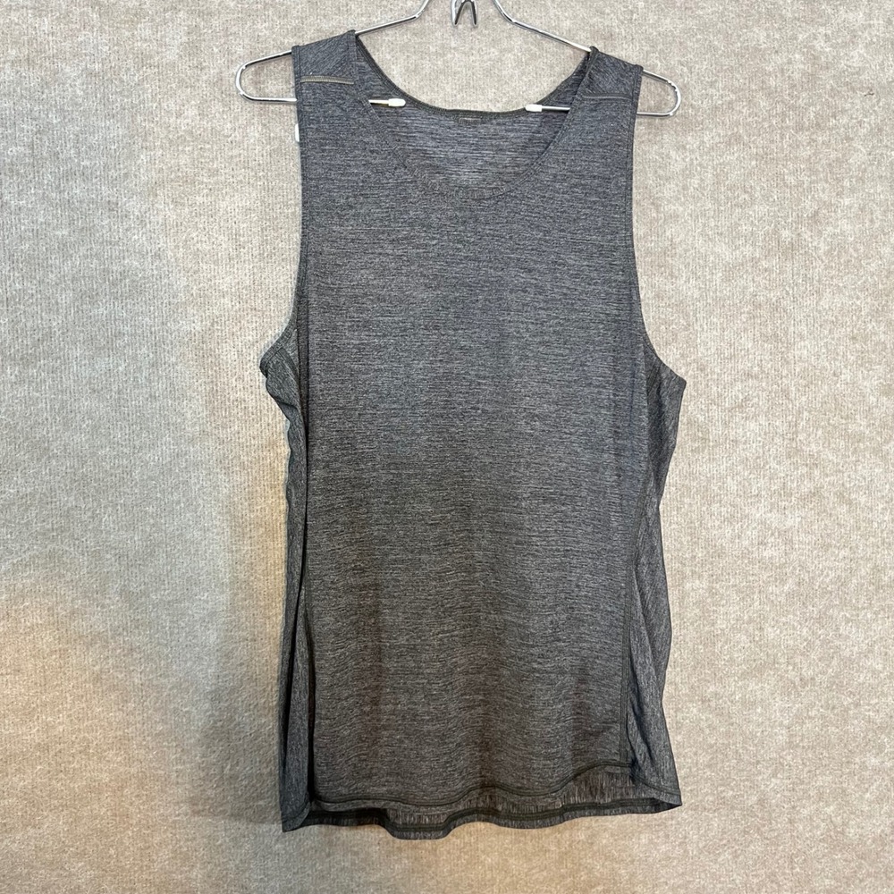 Lululemon Tank Top Mens L Gray Heathered Sleeveless Activewear Gym